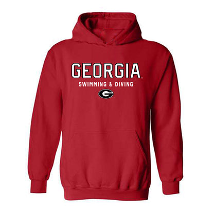 Georgia - NCAA Women's Swimming & Diving : Marin Clem - Classic Shersey Hooded Sweatshirt-0