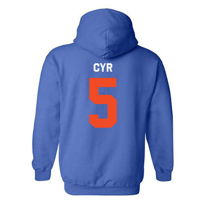 Florida - NCAA Baseball : Blake Cyr - Classic Shersey Hooded Sweatshirt-1