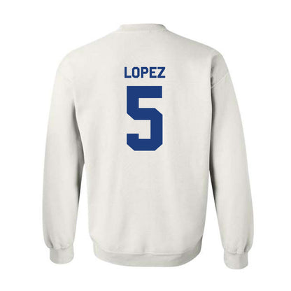 Florida - NCAA Women's Tennis : Qavia Lopez - Classic Shersey Crewneck Sweatshirt-1