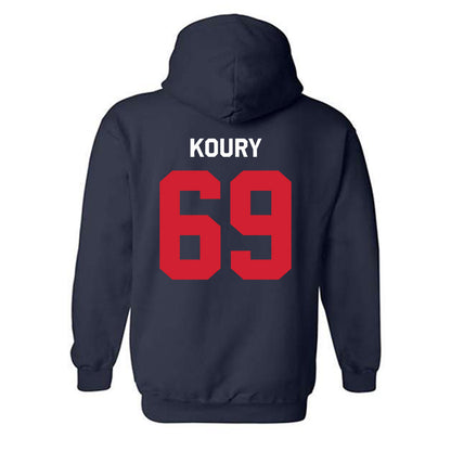 Ole Miss - NCAA Football : Joe Koury - Classic Shersey Hooded Sweatshirt-1