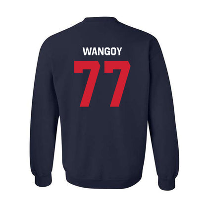 Ole Miss - NCAA Football : Enoch Wangoy - Classic Shersey Crewneck Sweatshirt-1