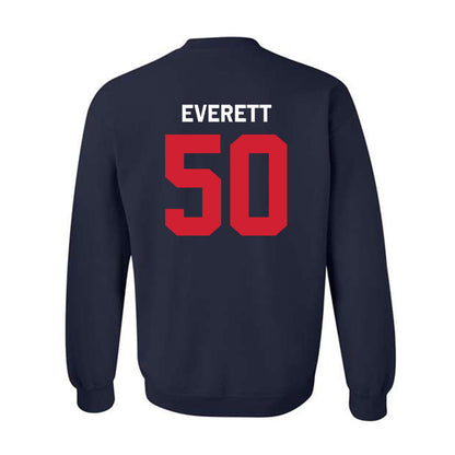 Ole Miss - NCAA Football : Troy Everett - Classic Shersey Crewneck Sweatshirt-1