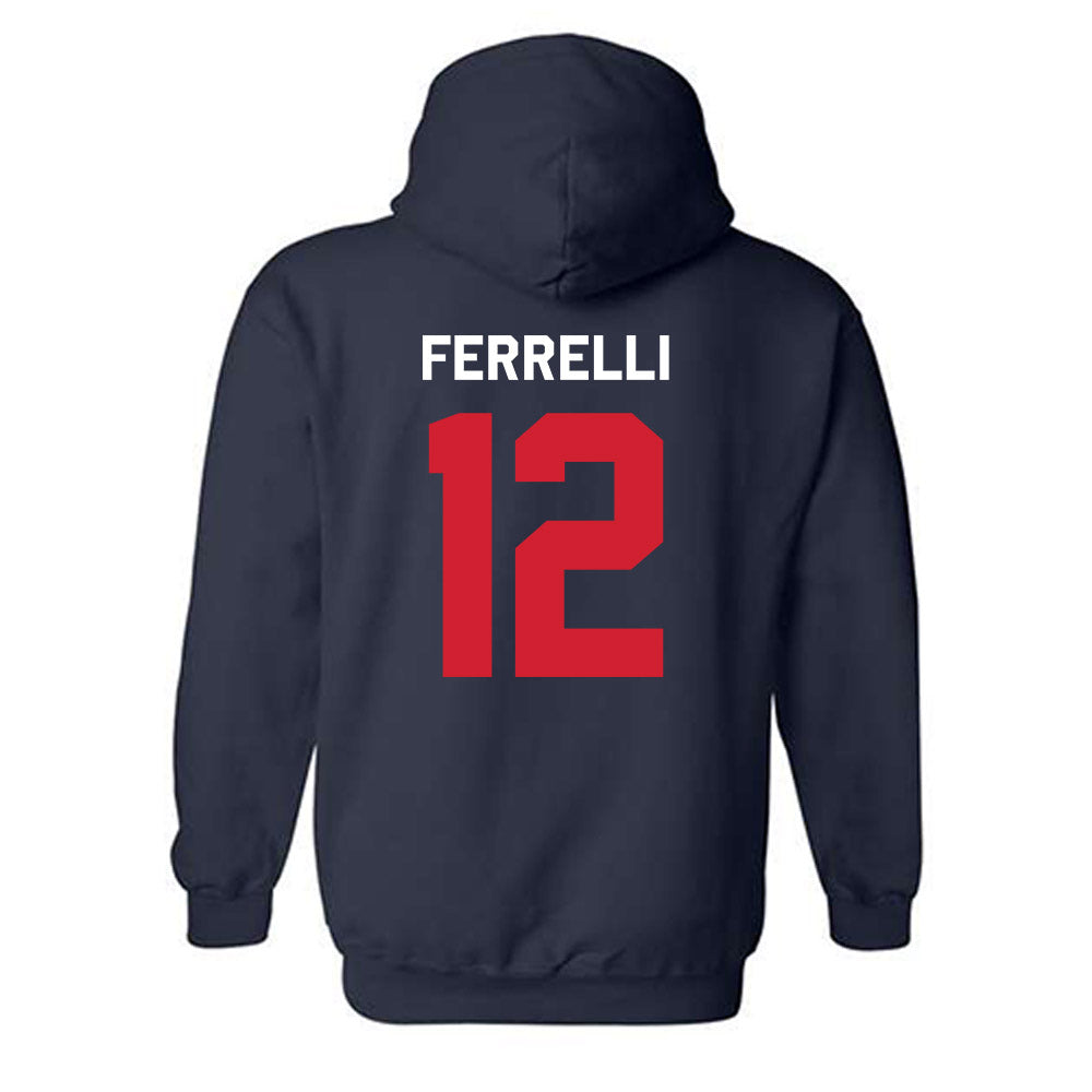 Ole Miss - NCAA Football : Luke Ferrelli - Classic Shersey Hooded Sweatshirt-1