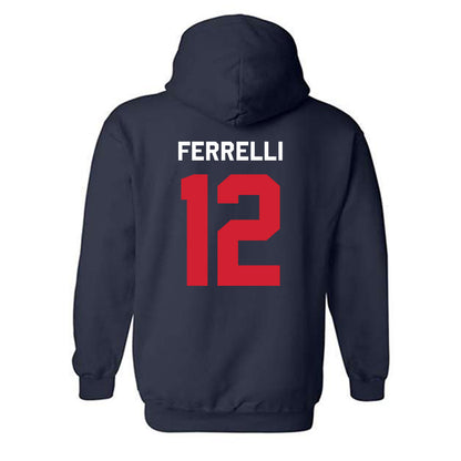 Ole Miss - NCAA Football : Luke Ferrelli - Classic Shersey Hooded Sweatshirt-1