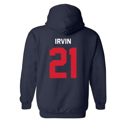 Ole Miss - NCAA Women's Soccer : Teaghan Irvin - Classic Shersey Hooded Sweatshirt-1
