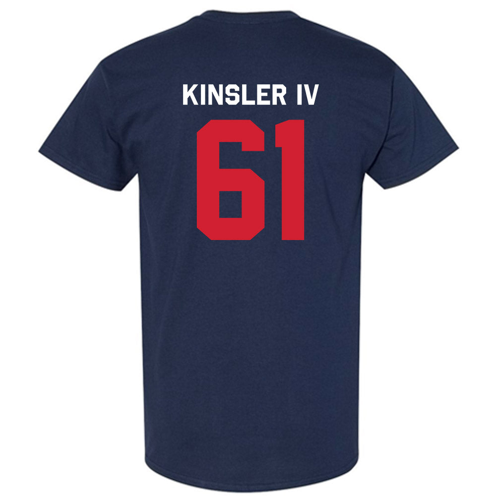 Ole Miss - NCAA Football : Tommy Kinsler IV - Classic Shersey T-Shirt-1