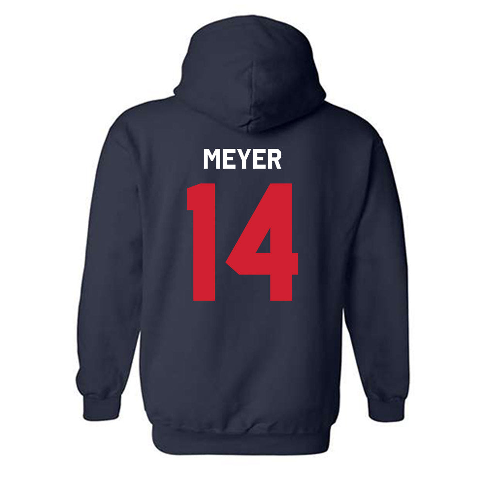 Ole Miss - NCAA Women's Volleyball : Shayla Meyer - Classic Shersey Hooded Sweatshirt-1