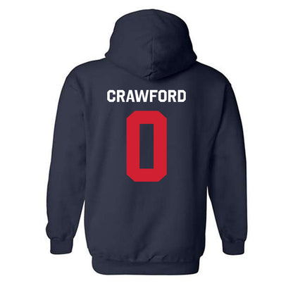 Ole Miss - NCAA Football : Jalyn Crawford - Classic Shersey Hooded Sweatshirt-1
