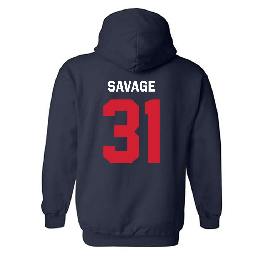 Ole Miss - NCAA Softball : Jada Savage - Classic Shersey Hooded Sweatshirt-1
