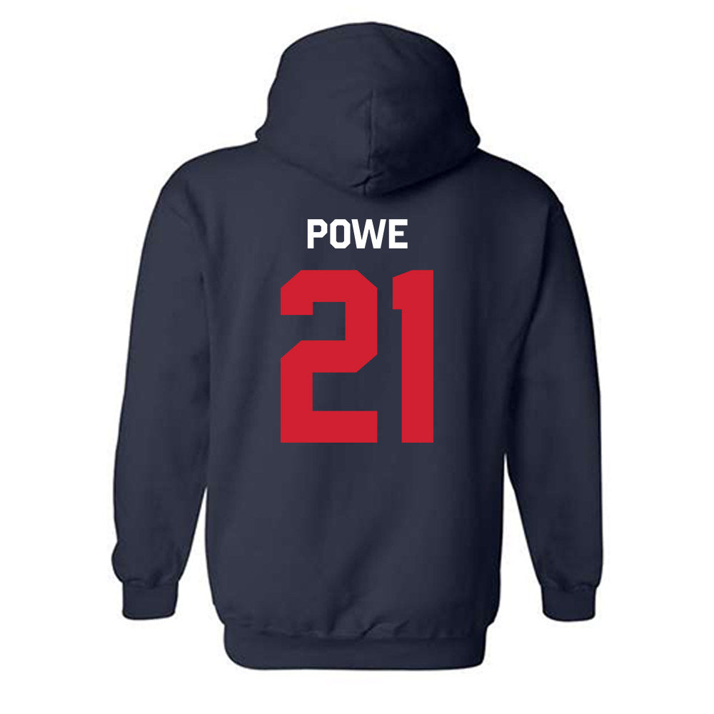 Ole Miss - NCAA Women's Basketball : Debreasha Powe - Classic Shersey Hooded Sweatshirt-1