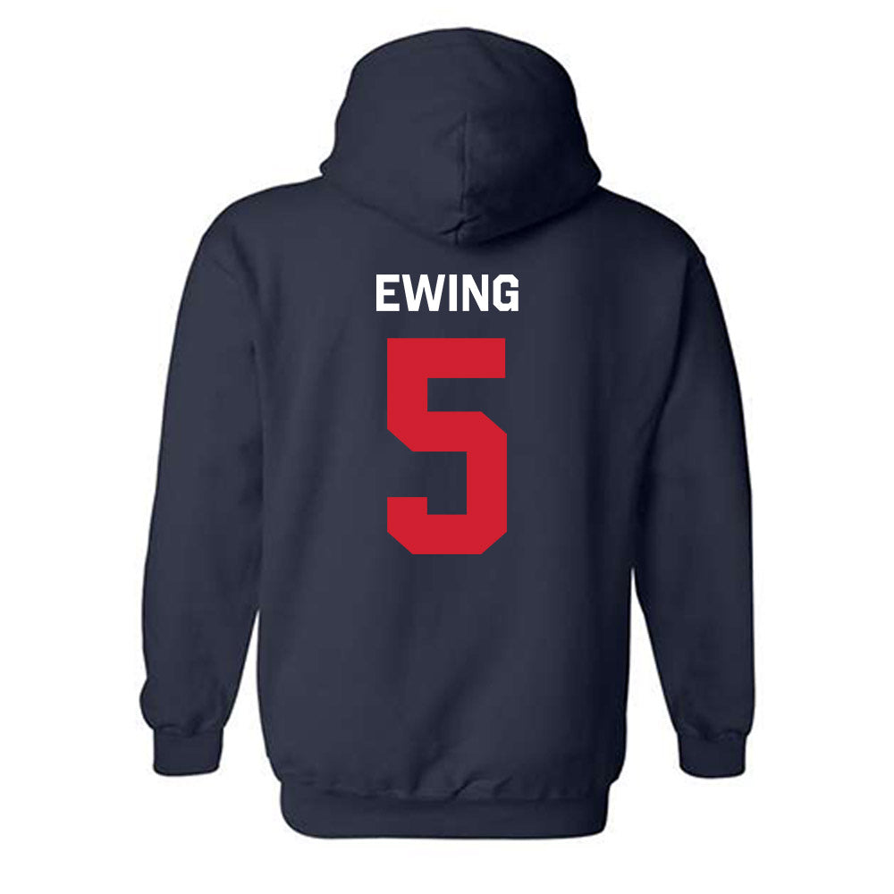 Ole Miss - NCAA Women's Soccer : Evie Ewing - Classic Shersey Hooded Sweatshirt-1