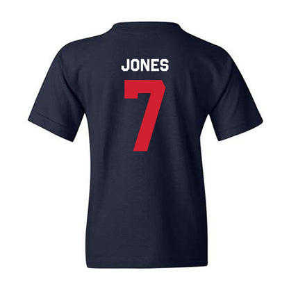 Ole Miss - NCAA Baseball : Topher Jones - Classic Shersey Youth T-Shirt-1