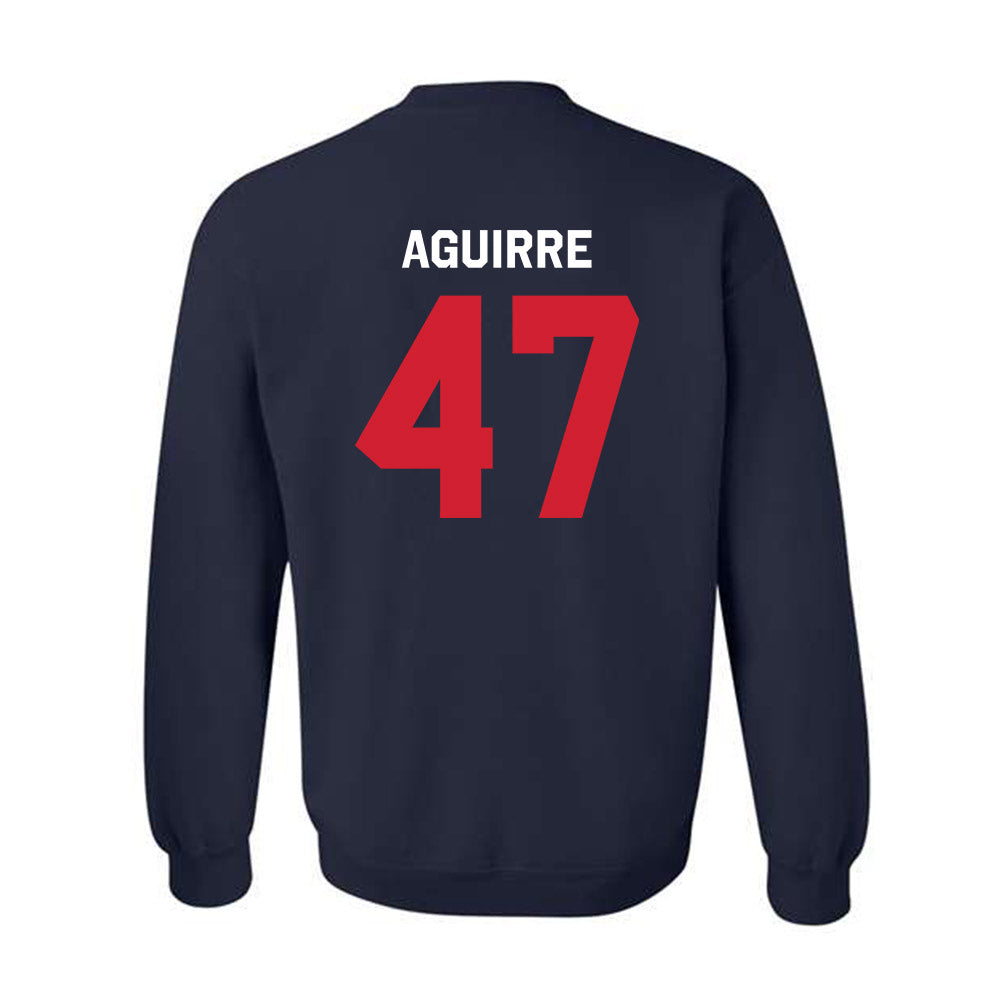 Ole Miss - NCAA Football : Anthony Aguirre - Classic Shersey Crewneck Sweatshirt-1