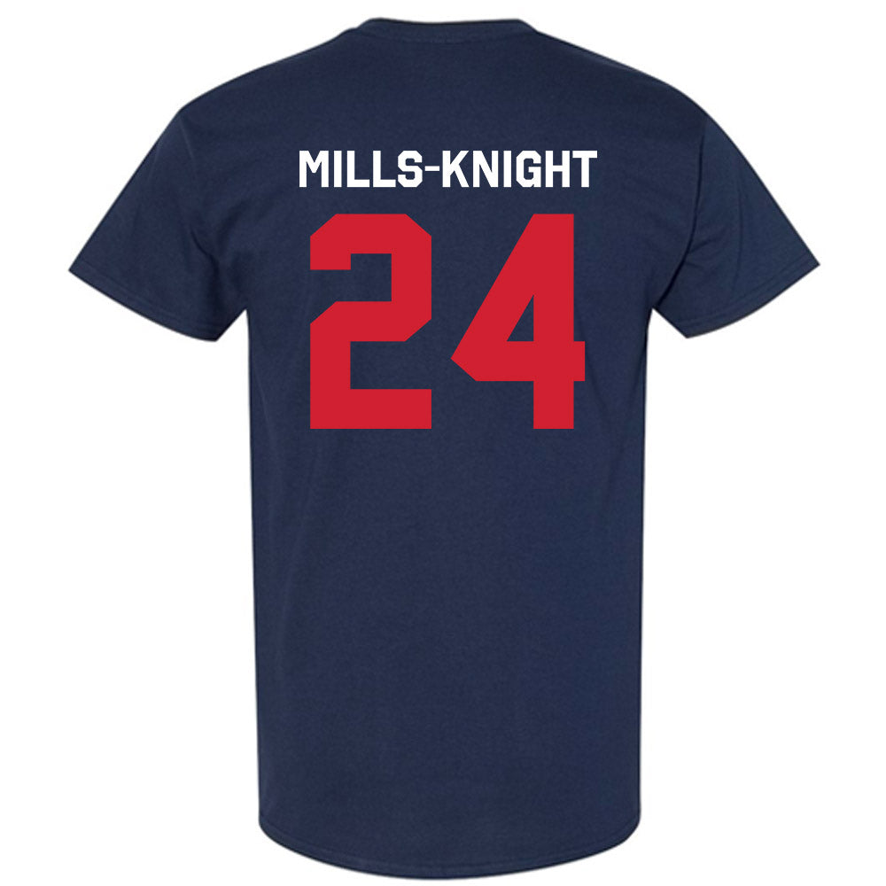 Ole Miss - NCAA Football : Shekai Mills-Knight - Classic Shersey T-Shirt-1