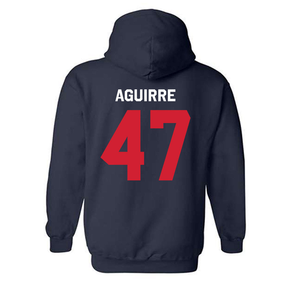 Ole Miss - NCAA Football : Anthony Aguirre - Classic Shersey Hooded Sweatshirt-1