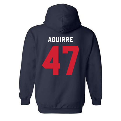 Ole Miss - NCAA Football : Anthony Aguirre - Classic Shersey Hooded Sweatshirt-1