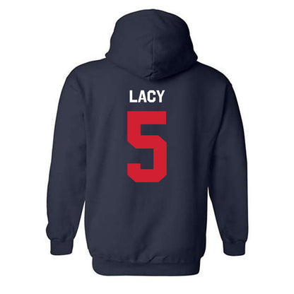 Ole Miss - NCAA Football : Kewan Lacy - Classic Shersey Hooded Sweatshirt-1