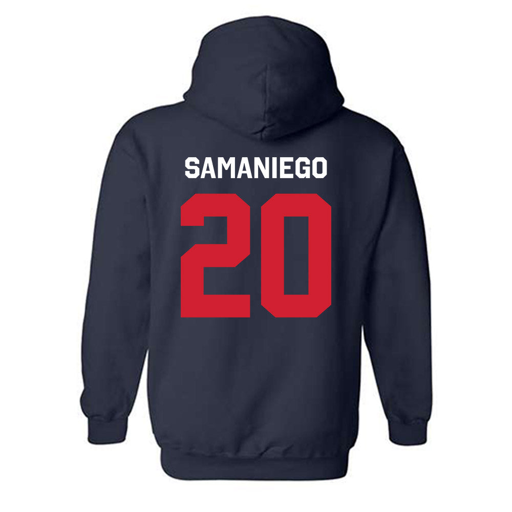 Ole Miss - NCAA Women's Volleyball : Vivianna Samaniego - Classic Shersey Hooded Sweatshirt-1
