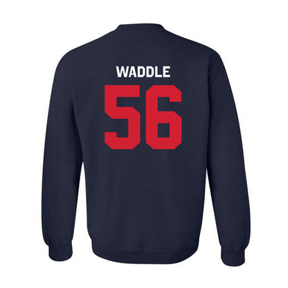 Ole Miss - NCAA Football : Mason Waddle - Classic Shersey Crewneck Sweatshirt-1