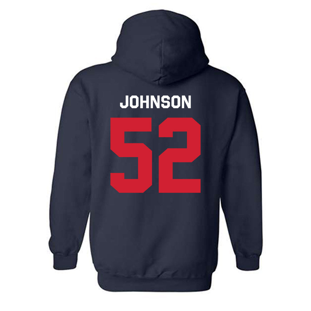 Ole Miss - NCAA Football : Cooper Johnson - Classic Shersey Hooded Sweatshirt-1