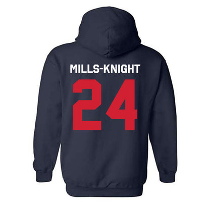 Ole Miss - NCAA Football : Shekai Mills-Knight - Classic Shersey Hooded Sweatshirt-1