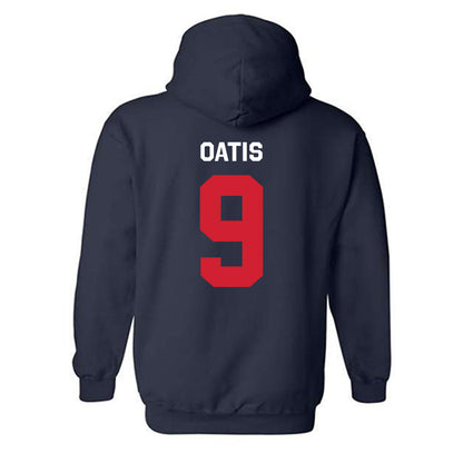 Ole Miss - NCAA Football : Jehiem Oatis - Classic Shersey Hooded Sweatshirt-1