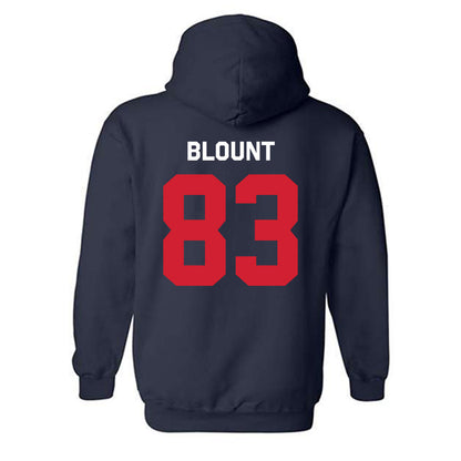 Ole Miss - NCAA Football : Levi Blount - Classic Shersey Hooded Sweatshirt-1