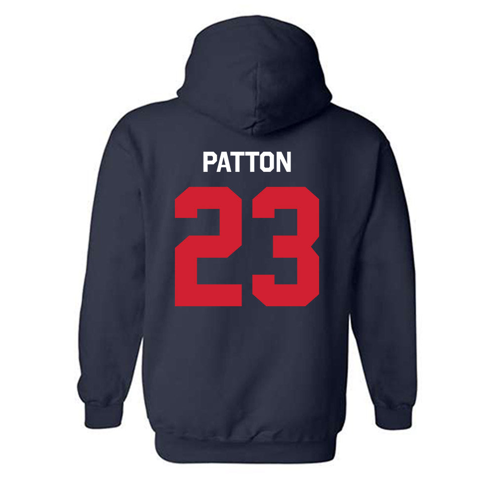 Ole Miss - NCAA Men's Basketball : Daniel Patton - Classic Shersey Hooded Sweatshirt-1