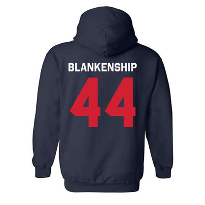 Ole Miss - NCAA Football : Caleb Blankenship - Classic Shersey Hooded Sweatshirt-1