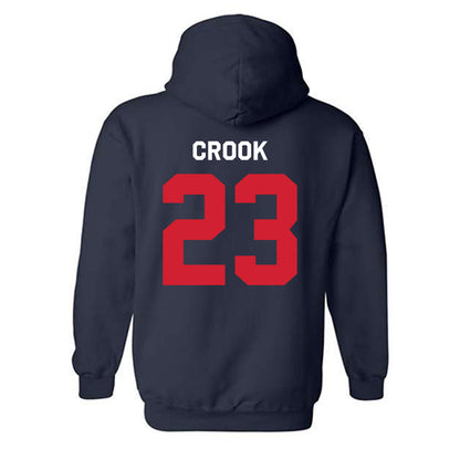 Ole Miss - NCAA Women's Volleyball : Jorda Crook - Classic Shersey Hooded Sweatshirt-1