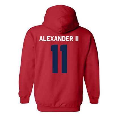 Ole Miss - NCAA Football : Hilton Deuce Alexander II - Classic Shersey Hooded Sweatshirt-3