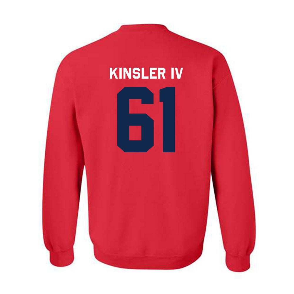 Ole Miss - NCAA Football : Tommy Kinsler IV - Classic Shersey Crewneck Sweatshirt-3