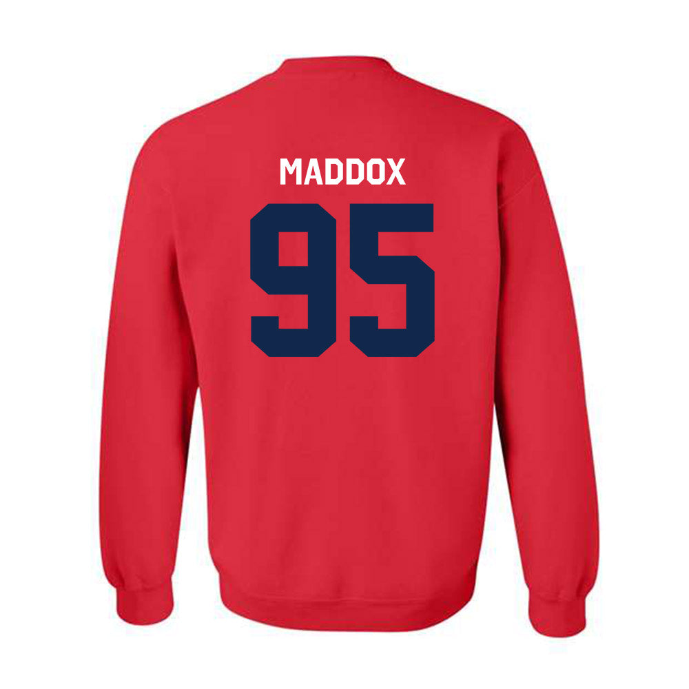 Ole Miss - NCAA Football : Andrew Maddox - Classic Shersey Crewneck Sweatshirt-1