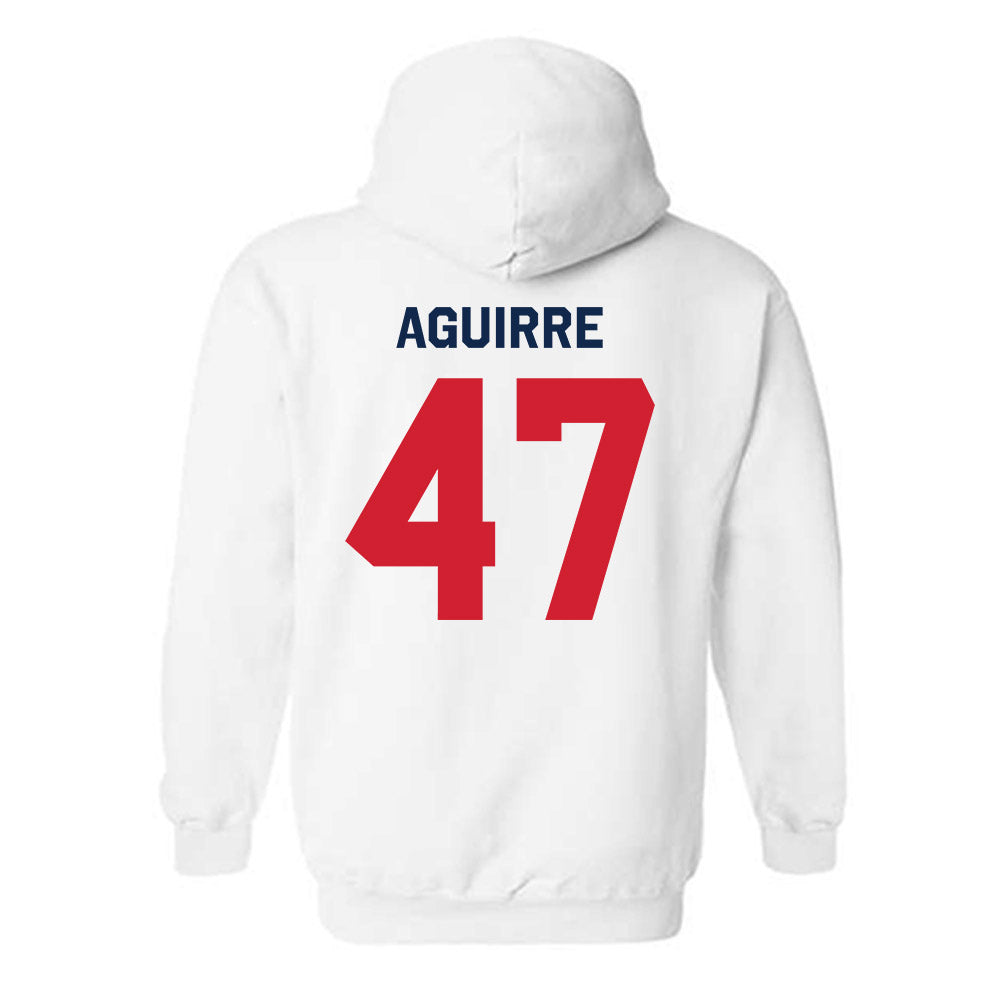 Ole Miss - NCAA Football : Anthony Aguirre - Classic Shersey Hooded Sweatshirt-1