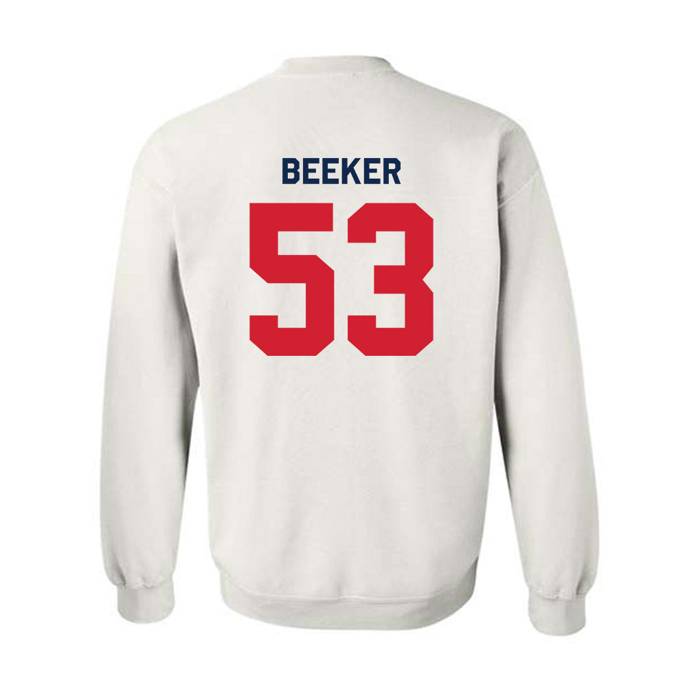 Ole Miss - NCAA Football : Ford Beeker - Classic Shersey Crewneck Sweatshirt-1