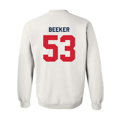 Ole Miss - NCAA Football : Ford Beeker - Classic Shersey Crewneck Sweatshirt-1