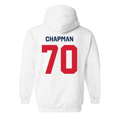 Ole Miss - NCAA Football : Jalan Chapman - Classic Shersey Hooded Sweatshirt-2