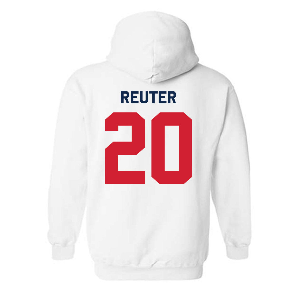 Ole Miss - NCAA Baseball : Collin Reuter - Classic Shersey Hooded Sweatshirt-1