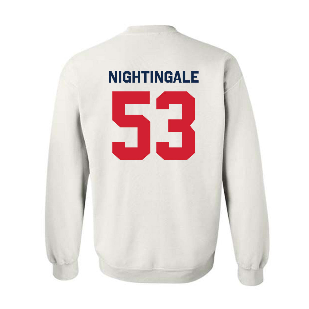 Ole Miss - NCAA Football : Trey Nightingale - Classic Shersey Crewneck Sweatshirt-1