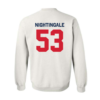 Ole Miss - NCAA Football : Trey Nightingale - Classic Shersey Crewneck Sweatshirt-1