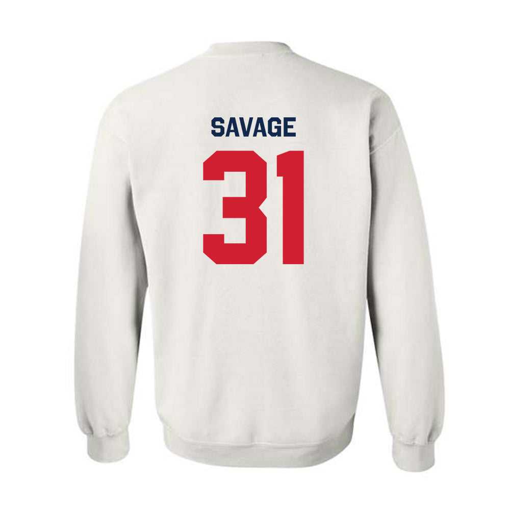 Ole Miss - NCAA Softball : Jada Savage - Classic Shersey Crewneck Sweatshirt-1
