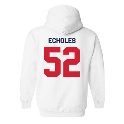Ole Miss - NCAA Football : William Echoles - Classic Shersey Hooded Sweatshirt-1