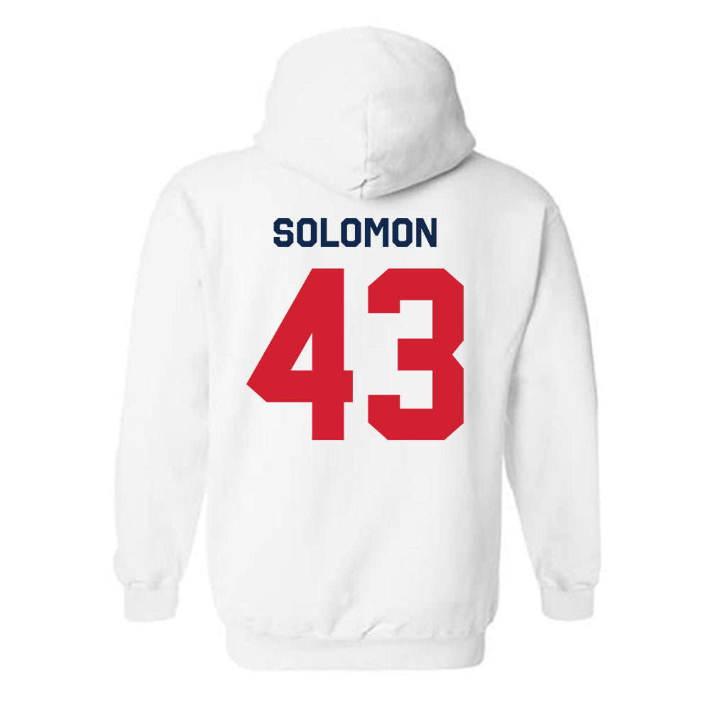 Ole Miss - NCAA Football : Isreal Solomon - Classic Shersey Hooded Sweatshirt-1