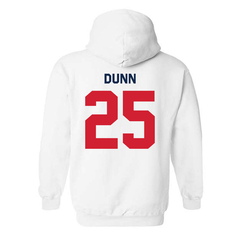Ole Miss - NCAA Football : Maison Dunn - Classic Shersey Hooded Sweatshirt-1