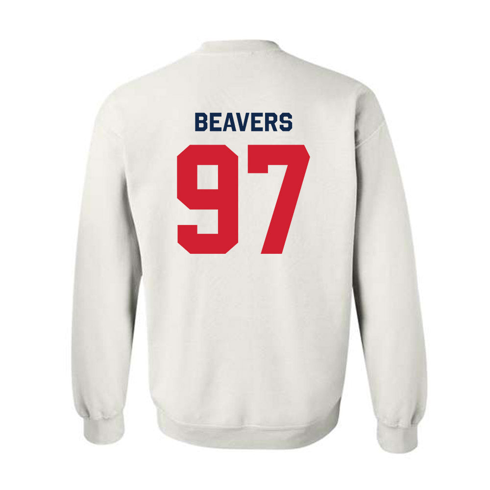 Ole Miss - NCAA Football : Kamron Beavers - Classic Shersey Crewneck Sweatshirt-1