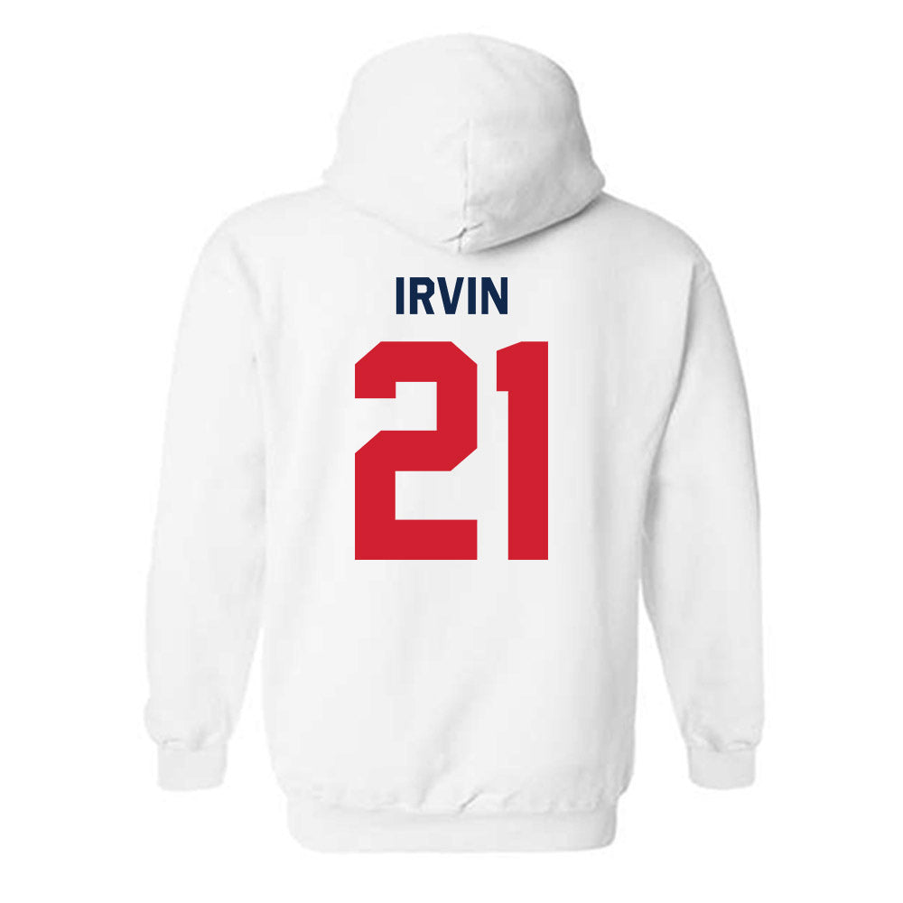 Ole Miss - NCAA Women's Soccer : Teaghan Irvin - Classic Shersey Hooded Sweatshirt-1