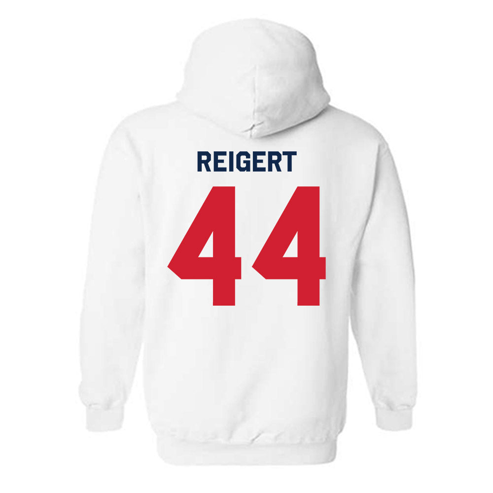Ole Miss - NCAA Baseball : Jake Reigert - Classic Shersey Hooded Sweatshirt-1