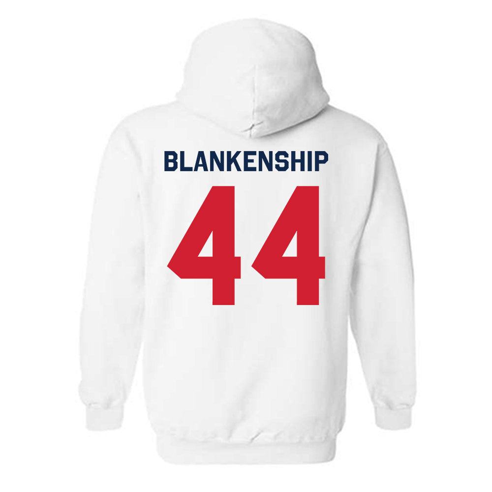 Ole Miss - NCAA Football : Caleb Blankenship - Classic Shersey Hooded Sweatshirt-2