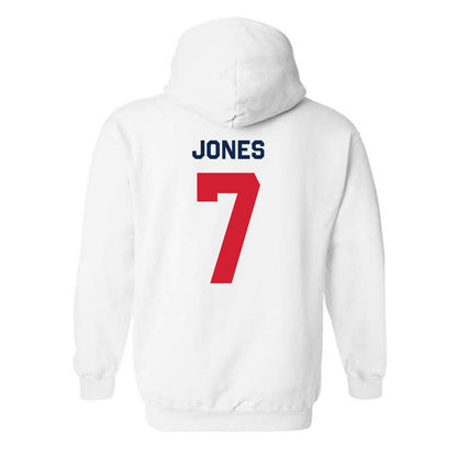 Ole Miss - NCAA Baseball : Topher Jones - Classic Shersey Hooded Sweatshirt-1