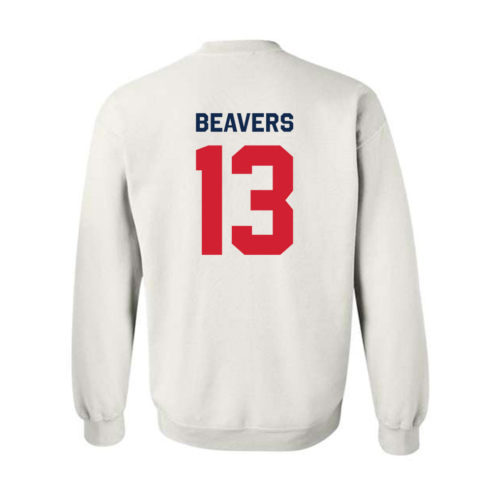 Ole Miss - NCAA Football : Cedrick Beavers - Classic Shersey Crewneck Sweatshirt-1